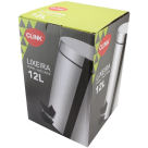 LIXEIRA PEDAL INOX 12 LTRS REF-CK651