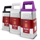 RALADOR 4 FACES PEGADOR AÇO INOX REF-CK4561