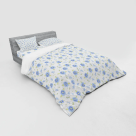 JOGO DE CAMA QUEEN 3 PEÇAS ESTAMPADO
