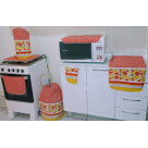 KIT DE COZINHA 7 PEÇAS ARTESANAL