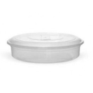 CAIXA ORGANIZADORA REDONDA 3,5L TRANSPARENTE REF-6889