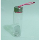 SQUEEZE TRANSPARENTE 450ML CORDAO ROSA REF-1750004A/ 2117/ 1523