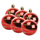 BOLA 6 PÇS NATALINA REF-UB0854