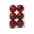 ENFEITE NATALINO BOLAS 6 PÇS REF-701-8484 FREITAS
