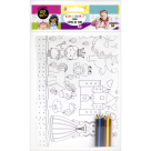 LIVRO-POSTER PARA COLORIR- PRINCESA REF-1160036