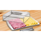 PORTA FRIOS INOX TAMPA PLASTICA 27CM REF-CK4122