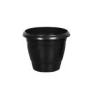 VASO 7 LTS REDONDO PRETO REF-350
