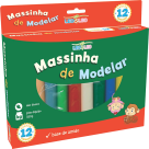 MASSINHA DE MODELAR COM 12 CORES -LEONORA