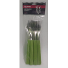 GARFO SAQUINHO COM 6 PÇS VERDE REF-7051/6