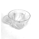 XICARA DE VIDRO TRANSPARENTE 200ML REF-24386