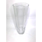 VASO FLORES DECORATIVO VIDRO TRANSPARENTE REF-748-43177