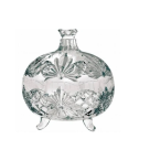 BOMBONIERE DE VIDRO TRANSPARENTE 12CM ROZANA REF-24296