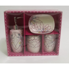 KIT BANHEIRO CERAMICA 4PÇS REF-FFBZ190278