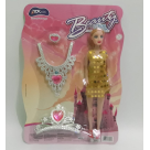 BONECA FASHION COM ACESSORIOS 4PCS REF-MT1572