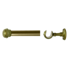 KIT VARAO CORTINA ACO 3M MOGNO 19MM REF-254