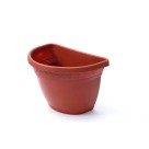 VASO DE PAREDE G MARROM