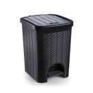 LIXEIRA VIME 12LTS PRETA REF-