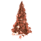 CONE ESTRELA DECOR ROSE 26 CM REF-68149-003