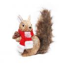 BONECO ESQUILO C/PINHA  15X12X16 CM REF-63760-001