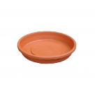 PRATO P/ VASO REDONDO 15CM MARROM REF-126476