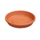 PRATO P/ VASO REDONDO 18CM MARROM REF-126475