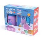 KIT LANCHE FUNDO DO MAR GARRAFA PLASTICA 500ML+ MARMITA 700ML REF-97830
