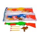 arma de brinquedo (plastico) / ESPINGARDA PLASTICA COM DARDOS 5PÇS REF-MAB29843