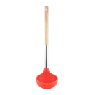 CONCHA NYLON E SILICONE CABO MADEIRA E INOX 34X8,5CM REF-CK2826