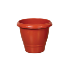 VASO REDONDO MEDIO MARRON 14,5L REF-96