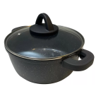 Panela Caçarola De Aluminio E Rev. Cerâmico 1,1 Litros 16cm