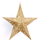 ENFEITE NATAL ESTRELA PENDURAR C/ GLITTER REF-72492003