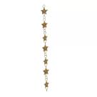 ENFEITE NATAL CORDAO ESTRELA DOURADO 2M REF-66661002