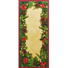 CAMINHO DE MESA NATAL COLORIDO 90X33CM REF-64510001