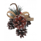 ENFEITE NATAL PINHA 10 CM REF-24909-002