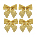 ENFEITE NATAL LACO C/4 UND DOURADO 12X10CM REF-63136001