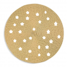 JOGO AMERICANO DOURADO BRANCO 33CM REF-62463001