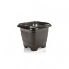 VASO QUADRADA PRETO 2L REF-1331