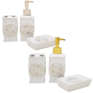 KIT DE BANHEIRO QUAD ARABESCO REF-WX6284 REF-748