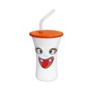 COPO CANUDO DIVERTIDO 0,45L DA INJETEMP  REF-9880