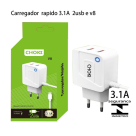 CARREGADOR CHOKI V8 3.6A REF-CG295