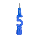 VELA DE ANIVERSÁRIO AZUL N 5