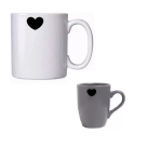 CANECA KUPA ASKIM 300ML CORACAO BRANCA / CINZA REF-DR0001HT4