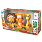 Trio Mordedor Safari - Leãozinho, Girafinha e Tigrinho