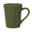 CANECA COPO 220ML CANELADA VERDE REF-51505