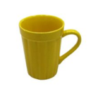 CANECA COPO 120ML CANELADA AMARELA REF-51513