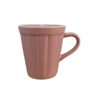 CANECA COPO 120ML CANELADA ROSA REF-51514