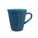 CANECA COPO 120ML CANELADA AZUL REF-51510