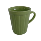 CANECA COPO 120ML CANELADA VERDE REF-51512