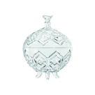 BOMBONIERE DE VIDRO SAMANTHA 850ML 17,8CM REF-13646
