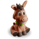 Burrinho Soft Animal de Brinquedo P/ Bebês, Mordedor Macio